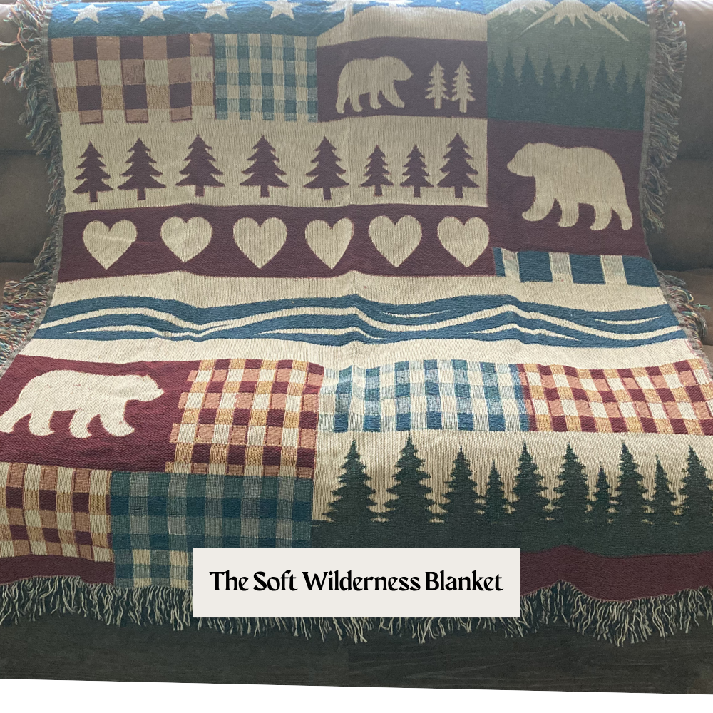 Soft Wilderness Americana Throw